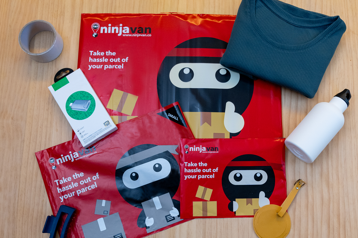 Ninja Packs | All-you-can-fit postage-paid polymailers | Ninja Van ...